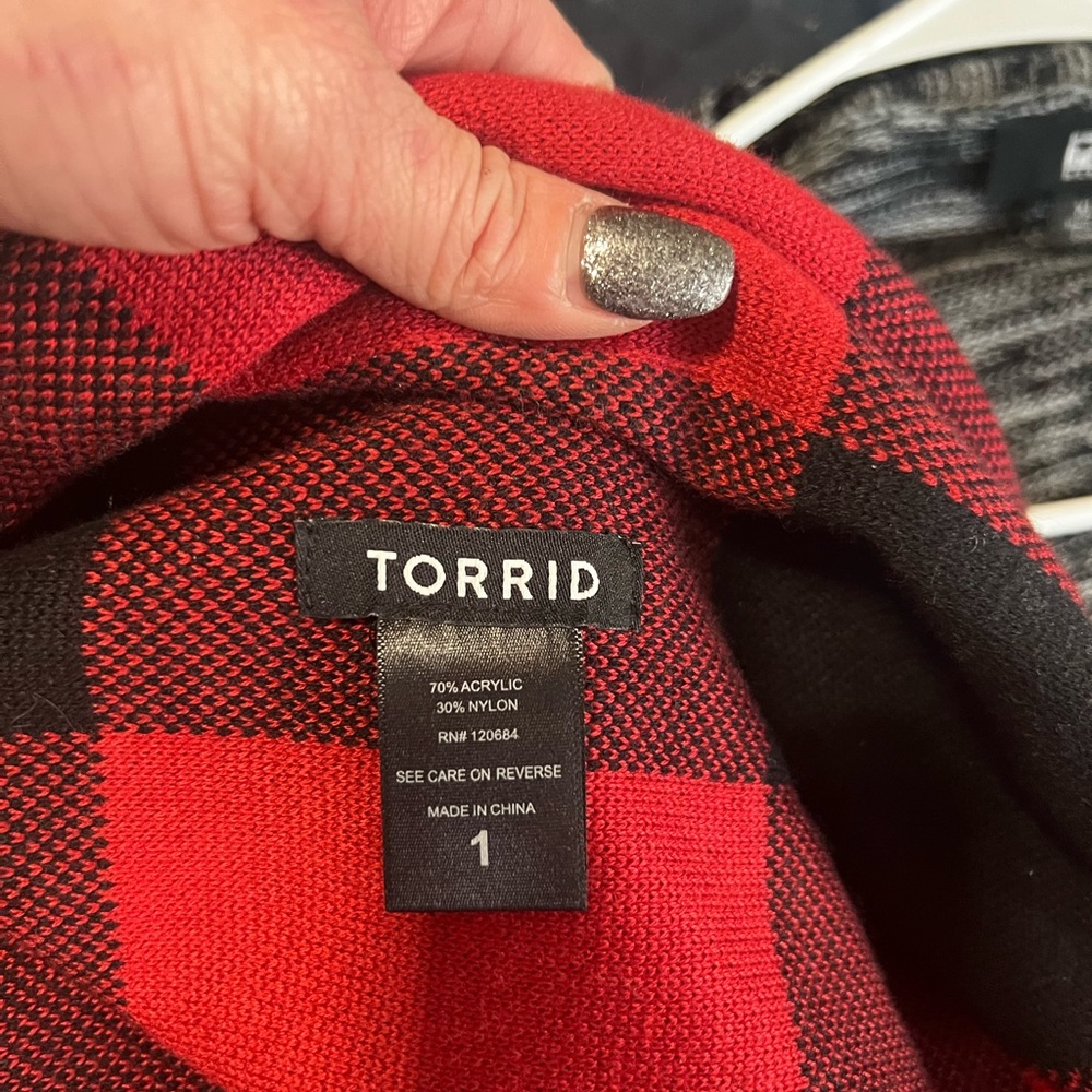 Torrid 1x Cardigan